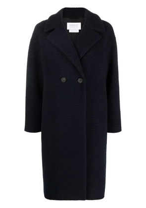 Harris Wharf London bouclé double-breasted coat - Blue