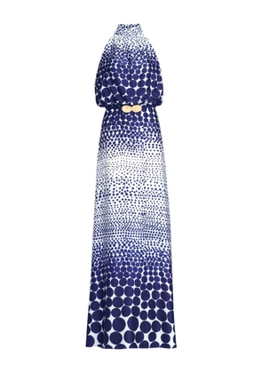 Silvia Tcherassi polka dot-print dress - Blue