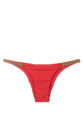 Lenny Niemeyer leather-strap detailed bikini bottom - Red