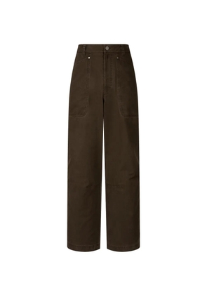 TOMBOY belt-loops trousers - Brown