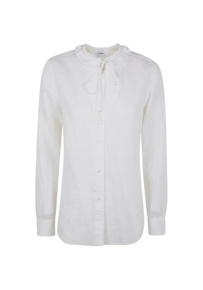 ASPESI ruffled-collar shirt - White