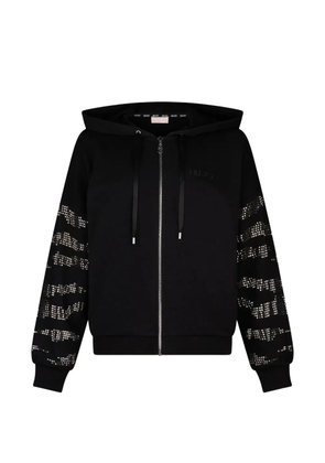 LIU JO appliqué-detail hoodie - Black