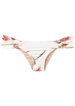 Clube Bossa Percy floral-print bikini bottoms - Neutrals
