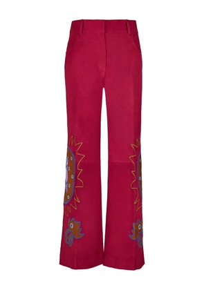 PAULA Alice embroidered flared trousers