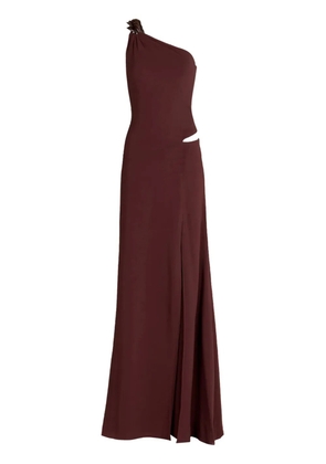 Silvia Tcherassi Nix one-shoulder maxi dress - Brown