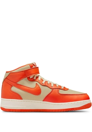 Nike Air Force 1 Mid 'Team Gold/Coconut Milk/Safety Orange' sneakers