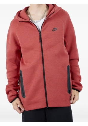 Nike tech fleece windrunner 'Light University Red Heather/Black' hoodie