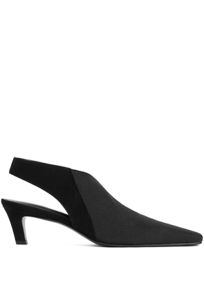 TOTEME 50mm suede pumps - Black