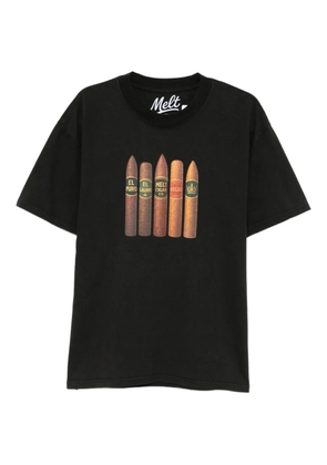Melt printed T-shirt - Black
