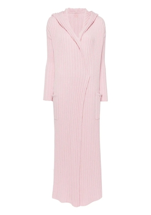 Teddy Cashmere Amalfi chunky-knit cashmere cardigan - Pink