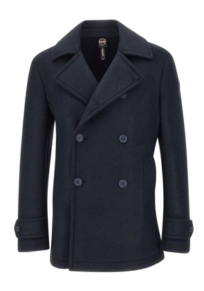 Colmar double-breasted peaked-lapel coat - Blue