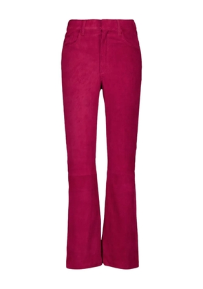 PAULA patch-pocket trousers - Red