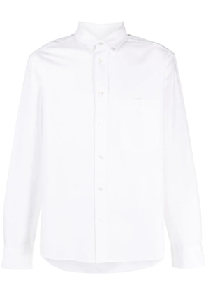 MARANT logo-embroidered button-down shirt - White