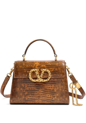 Valentino Garavani small Vsling tote bag - Brown