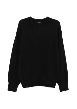 SONGZIO graphic-embroidered sweater - Black