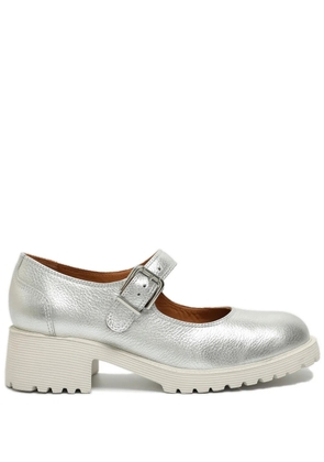 Sarah Chofakian Esmerie leather loafers - Silver