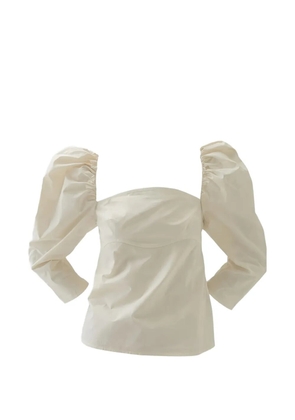 Rejina Pyo Anita gathered blouse - White