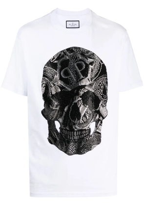 Philipp Plein SS Snake round-neck T-shirt - White