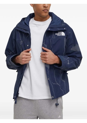 The North Face patterned hooded jacket - Blue