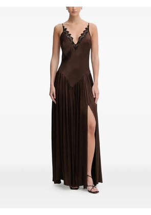 Bardot Aderia V-neck maxi dress - Brown
