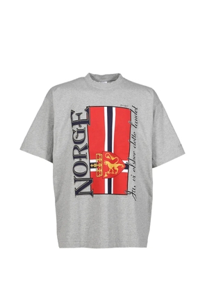 VETEMENTS graphic-print T-shirt - Grey