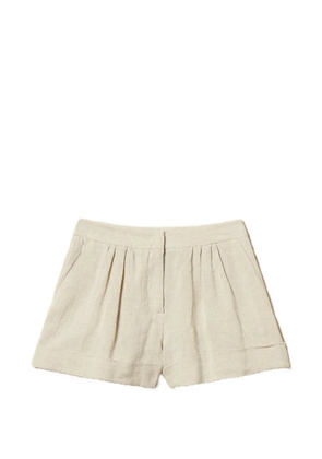 TWINSET pleated shorts - Neutrals