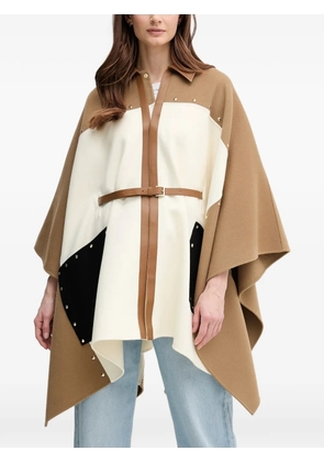 Mackage Moly belt studded cape - Brown