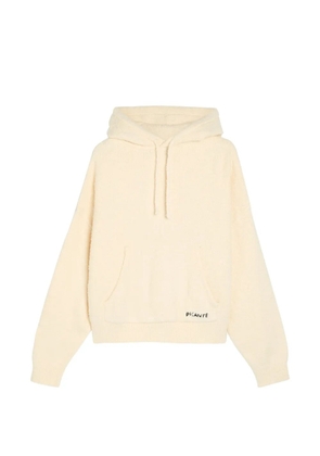 PICANTE logo-embroidered hoodie - White