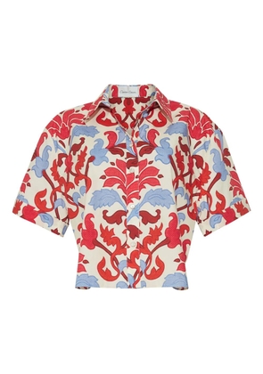 Cara Cara Calvia floral shirt - Neutrals