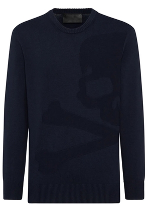 Philipp Plein Skull&Bones sweater - Blue