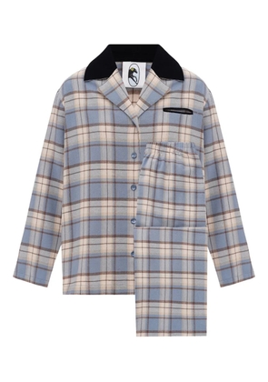 Sleeper checked pajama - Blue