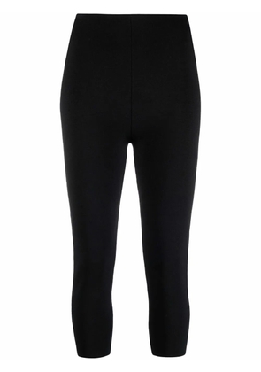 Nanushka knitted three-quarter leggings - Black