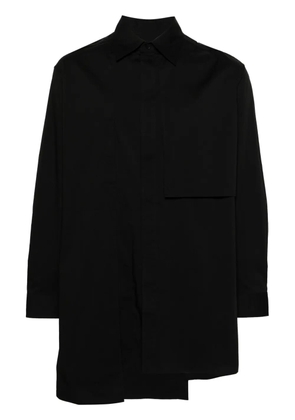 Y-3 layered poplin shirt - Black