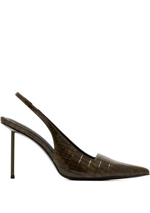 Femme La G63 pointed-toe pumps - Green