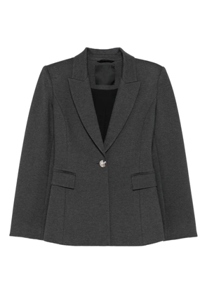 LIU JO single-button pocket jacket - Grey
