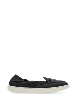 Ferragamo flexible loafer with mini bow detail - Black