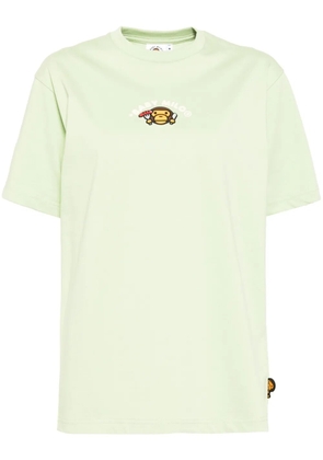 A BATHING APE® logo-print T-shirt - Green
