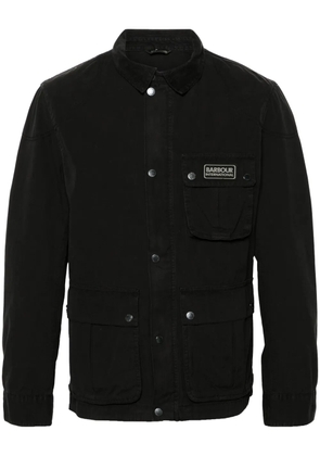 Barbour International Tourer Barwell cotton shirt jacket - Black