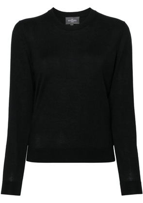 BOMPARD Extrafine round-neck sweater - Black