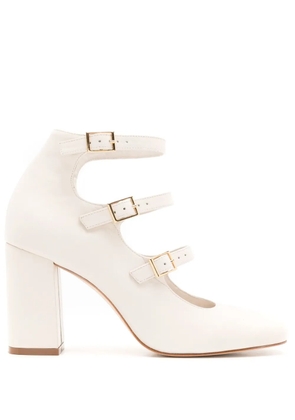Sarah Chofakian Morris 80mm leather pumps - White