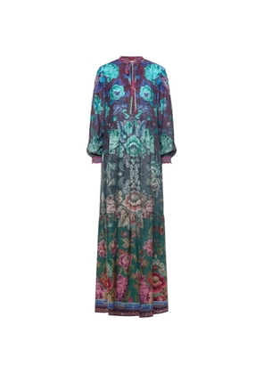 Pierre-Louis Mascia Tetris floral maxi dress - Green