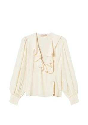 TWINSET ruffled blouse - Neutrals