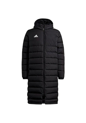 adidas logo-detail padded coat - Black