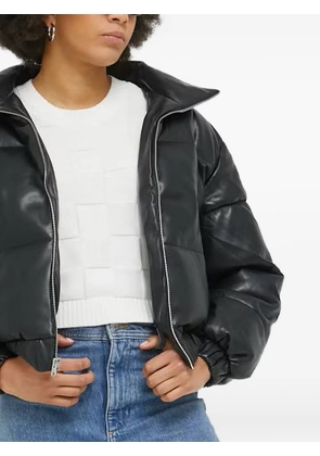 Abercrombie & Fitch zip padded jacket - Black