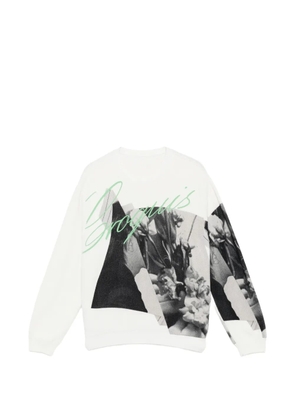 CROQUIS graphic print crew-neck jumper - Neutrals