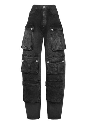 Philipp Plein oversize cargo jeans - Black