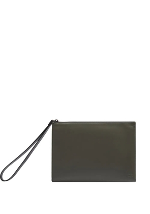 Lancel Leon wristlet zip clutch bag - Green