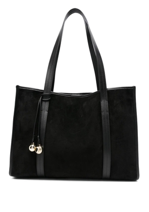 SANDRO suede tote bag - Black