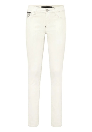 Philipp Plein crystal-heart jeans - Neutrals
