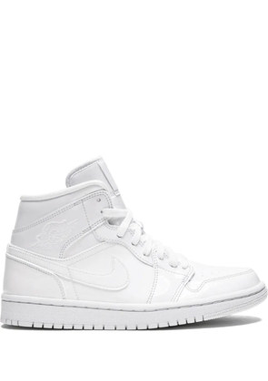 Jordan Air Jordan 1 Mid 'Triple White Patent Leather' sneakers